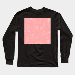 Sleeping Flower Bud Fairies - Pink Impressions Long Sleeve T-Shirt